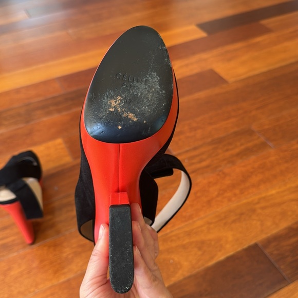 OLD CELINE (phoebe philo) beautiful platform heels SZ 37 (US 7) - Picture 5 of 6